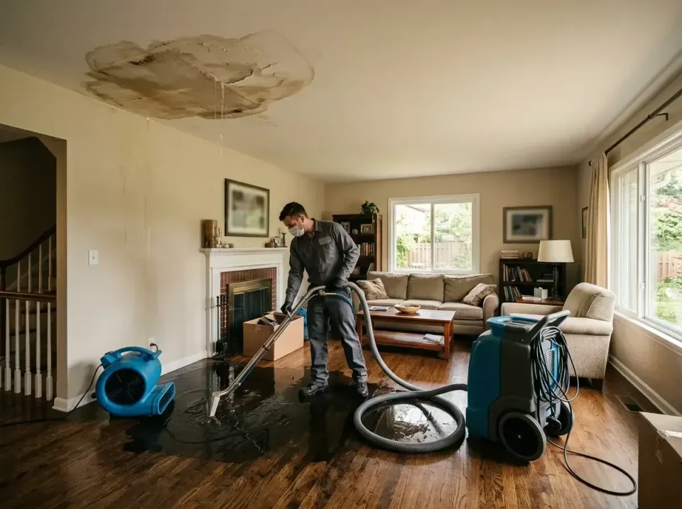 attic-pipe-burst-ceiling-drip-008 — frequently asked questions, Water Damage Restoration & Carpet Care in Rochester, NY